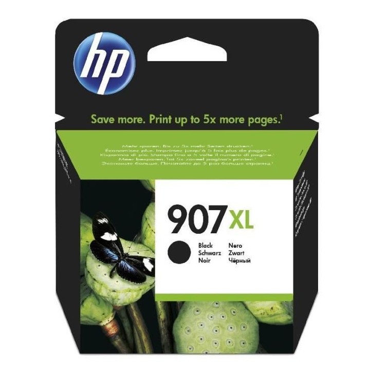 HP 907XL Cartouche d'encre noire grande capacité authentique (T6M19AE
