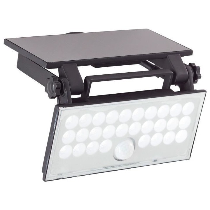 Applique extérieure - BRILLIANT - LUTON - LED et solaire - Détecteur