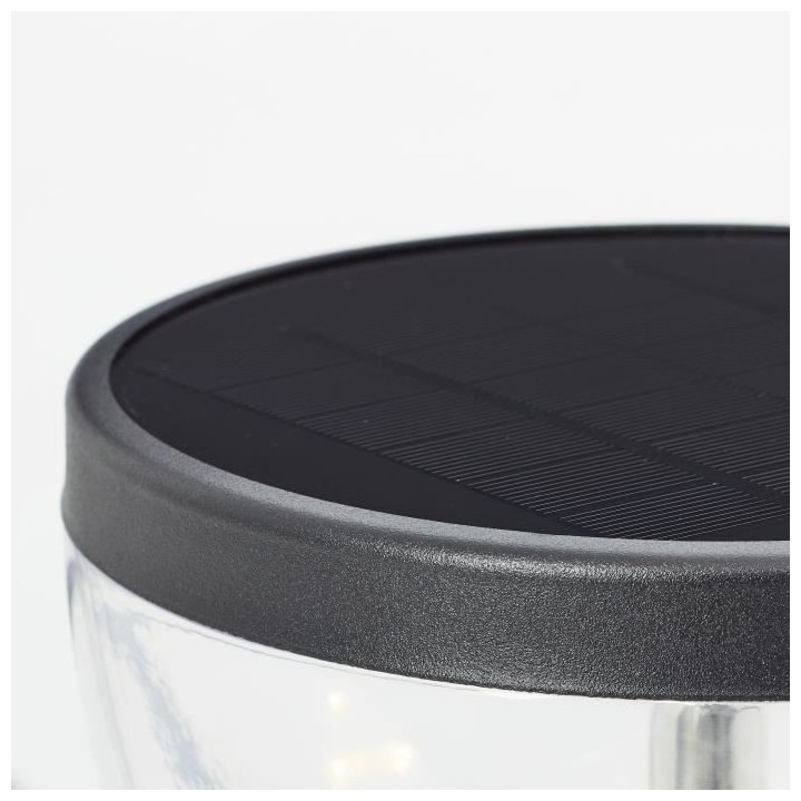 Borne extérieure - BRILLIANT - TULIP - LED et solaire - Détecteur de