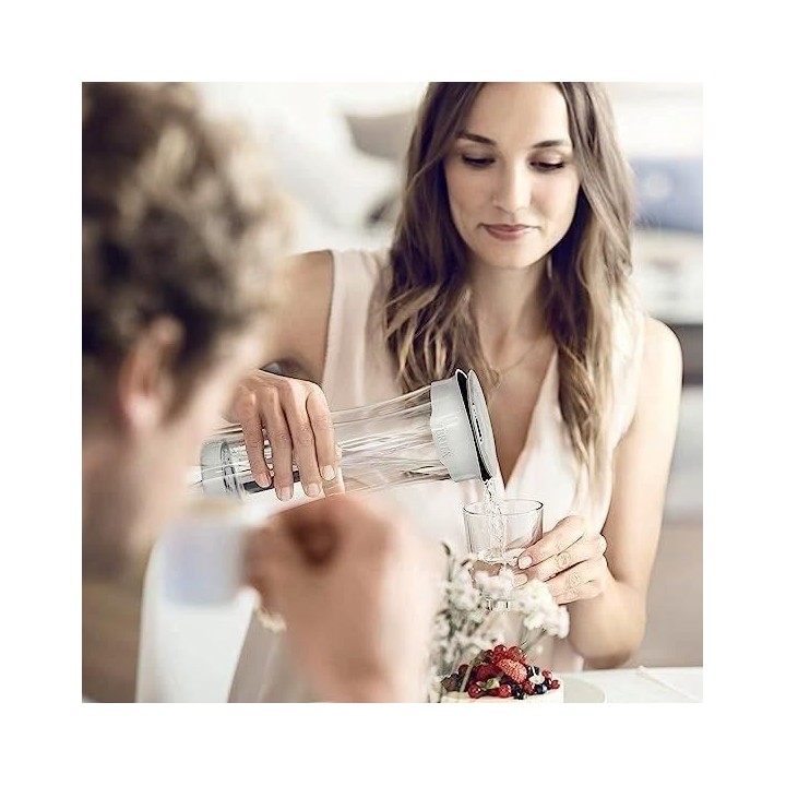 Bouteille filtrante BRITA 1031311 - Gris pastel - 1 filtre MicroDisc i