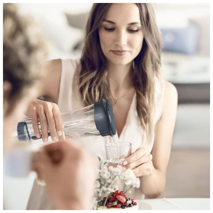 BRITA Bouteille filtrante Fill & Serve - 1,3 L - Gris