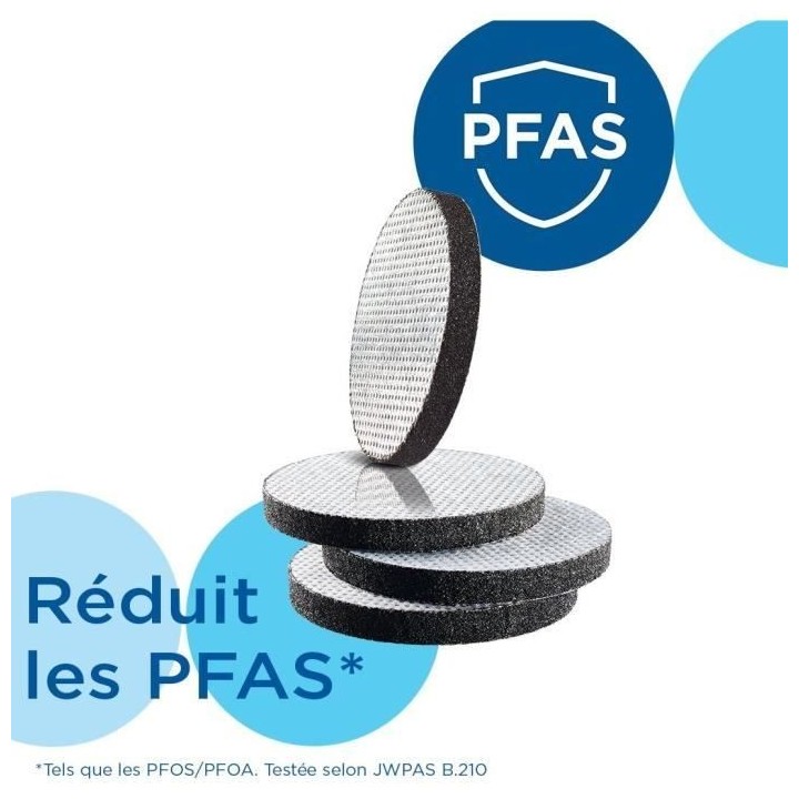 Filtres MicroDisc BRITA - Pack de 6 - Réduit le chlore et les impuret