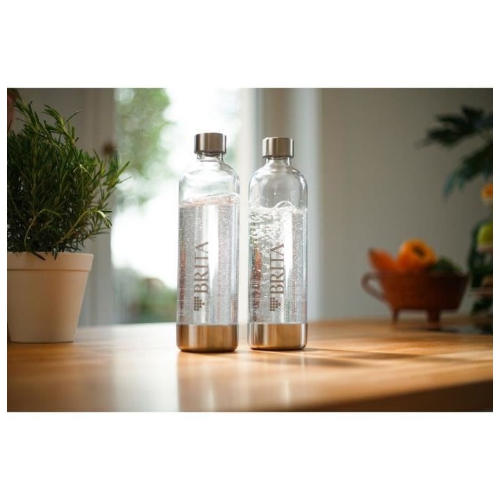 Pack de 2 bouteilles BRITA en PET - sodaONE - 1L