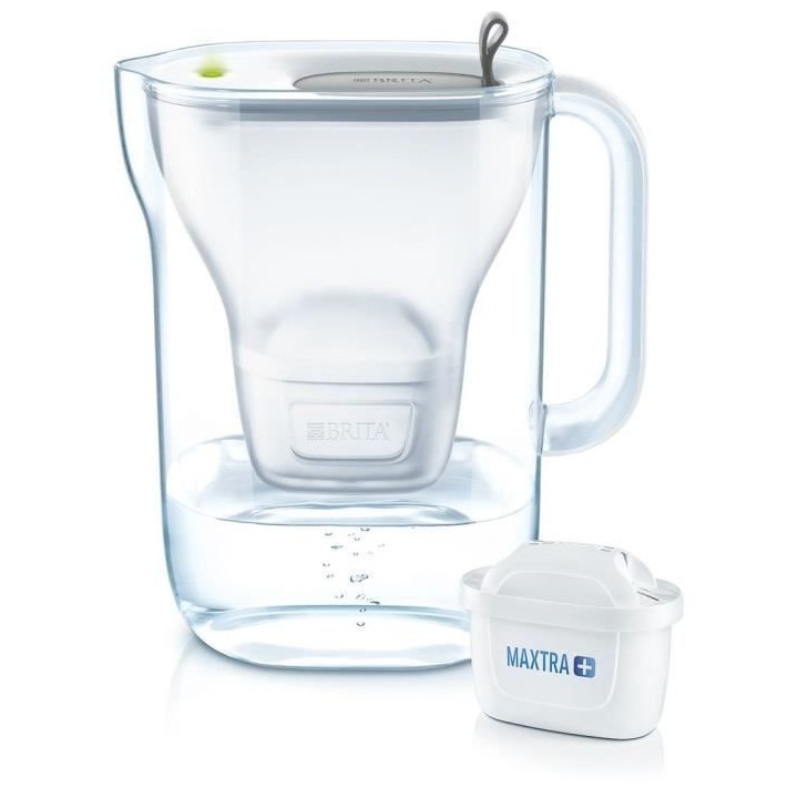 Machine a soda BRITA SodaONE noire + carafe grise MAXTRA+