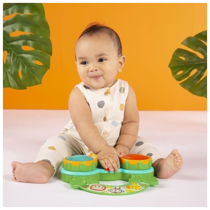 Jouet tambour musical avec lumieres - BRIGHT STARTS - Safari Beats - 3