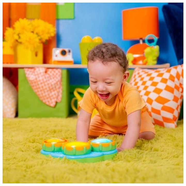 Jouet tambour musical avec lumieres - BRIGHT STARTS - Safari Beats - 3