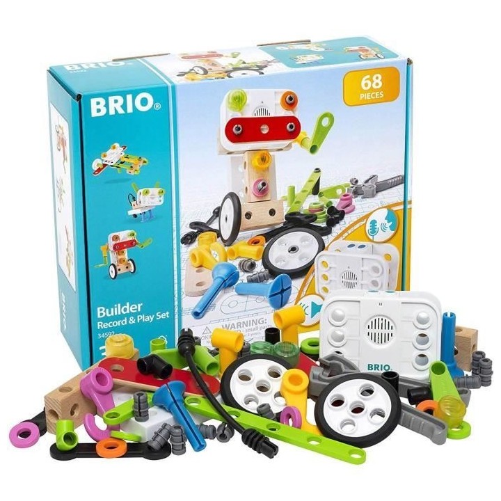 BRIO Builder - 34592 - Coffret Builder et enregistreur de voix - Mixte