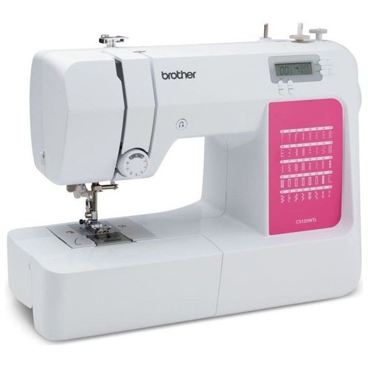 Machine a coudre électronique BROTHER CS120WTs - Ecran LCD - LED - Vi