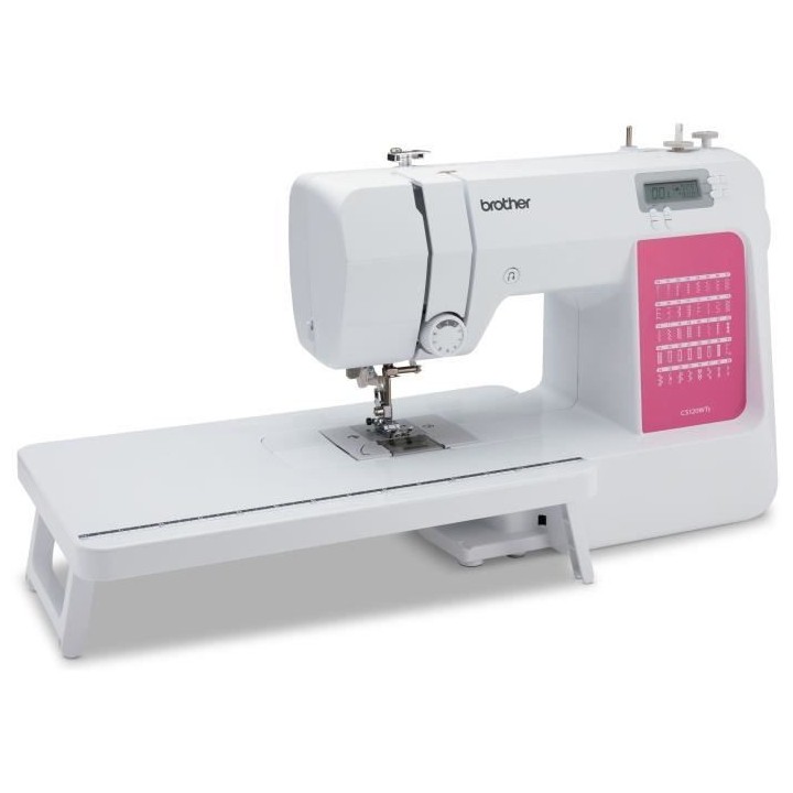 Machine a coudre électronique BROTHER CS120WTs - Ecran LCD - LED - Vi