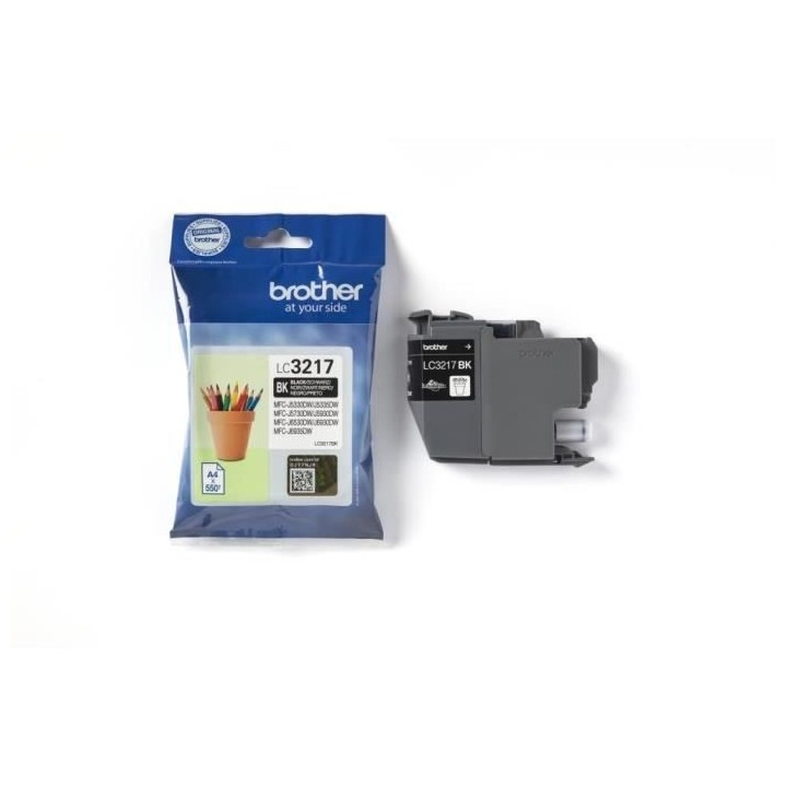 Cartouche d'encre BROTHER LC-3217BK - Noir - Jet d'encre - Rendement 5