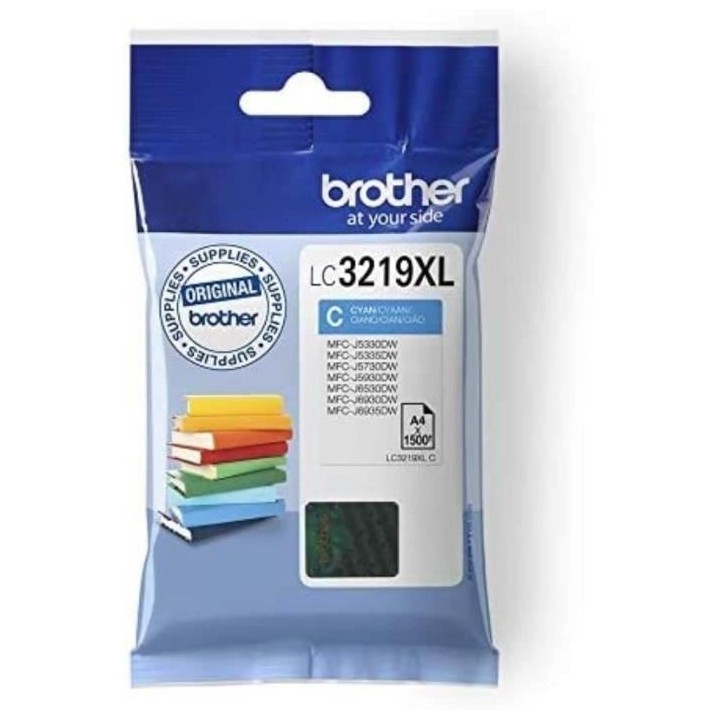Cartouche d'encre BROTHER LC-3219XLC Cyan XL