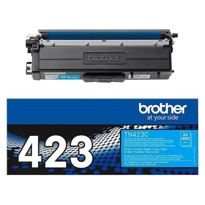 Cartouche de toner - BROTHER - TN423C - Cyan