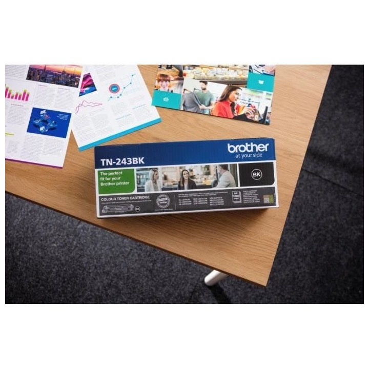 Toner noir standard - BROTHER - TN243BK - 1 000 pages