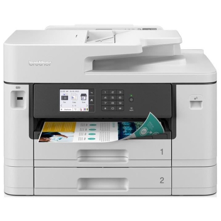 Imprimante Multifonction 4-en-1 - BROTHER - Business Smart - Jet d'enc