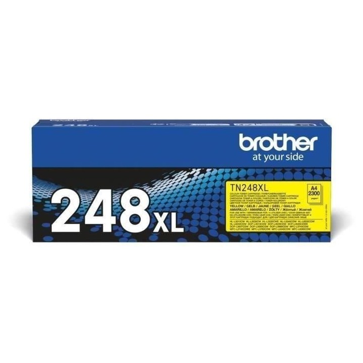 Toner d'encre jaune TN248XLY - BROTHER - Haute capacité - 2300 pages