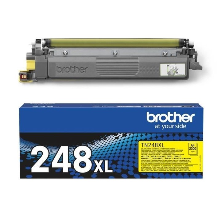 Toner d'encre jaune TN248XLY - BROTHER - Haute capacité - 2300 pages