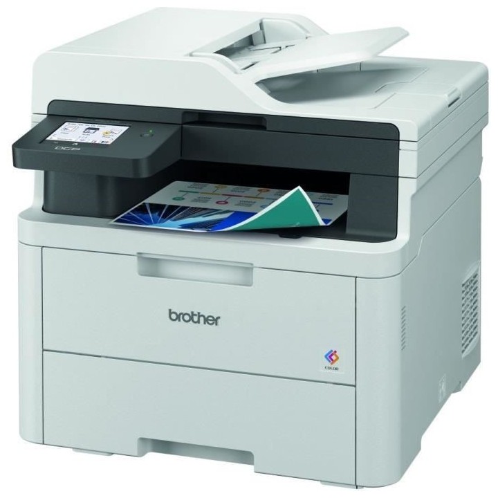 Imprimante multifonction 3 en 1 LED couleur - BROTHER - DCP-L3560CDW -