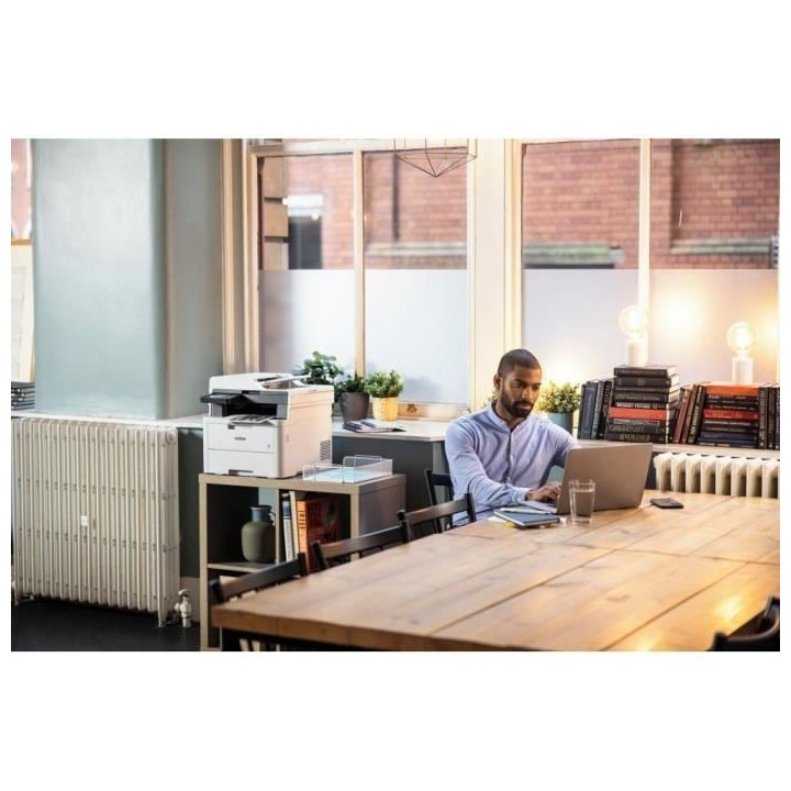 Imprimante multifonction 3 en 1 LED couleur - BROTHER - DCP-L3560CDW -