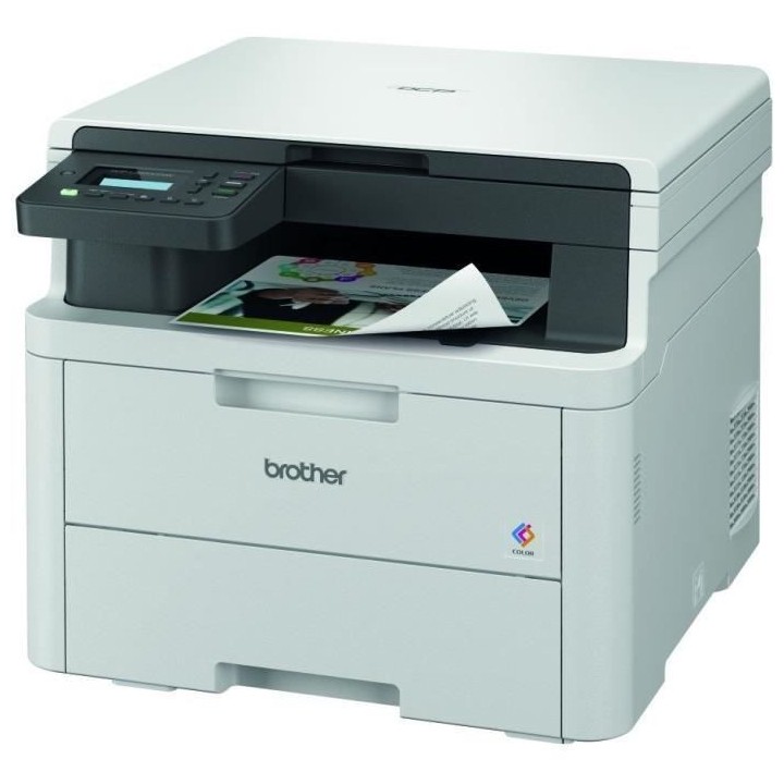 Imprimante multifonction 3 en 1 LED couleur - BROTHER - DCPL-3520CDWE
