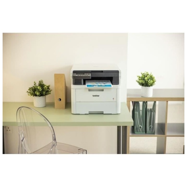 Imprimante multifonction 3 en 1 LED couleur - BROTHER - DCPL-3520CDWE