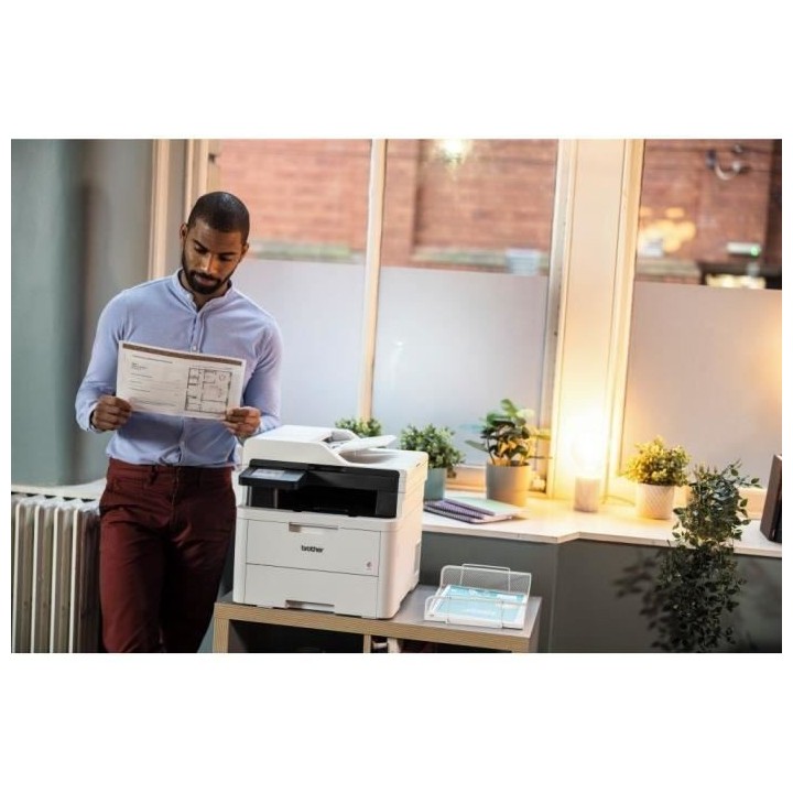Imprimante multifonction 4 en 1 LED couleur - BROTHER - MFC-L3740CDWE