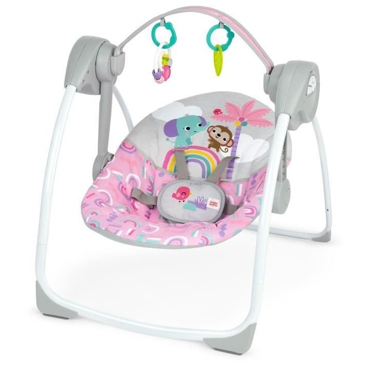 Balancelle portable et compacte - BRIGHT STARTS - Pink Paradise - Bala
