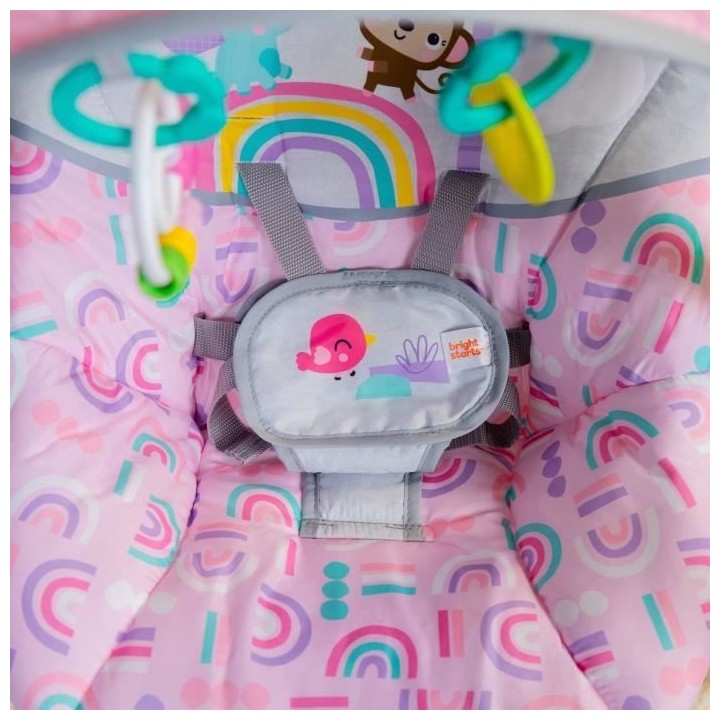 Balancelle portable et compacte - BRIGHT STARTS - Pink Paradise - Bala