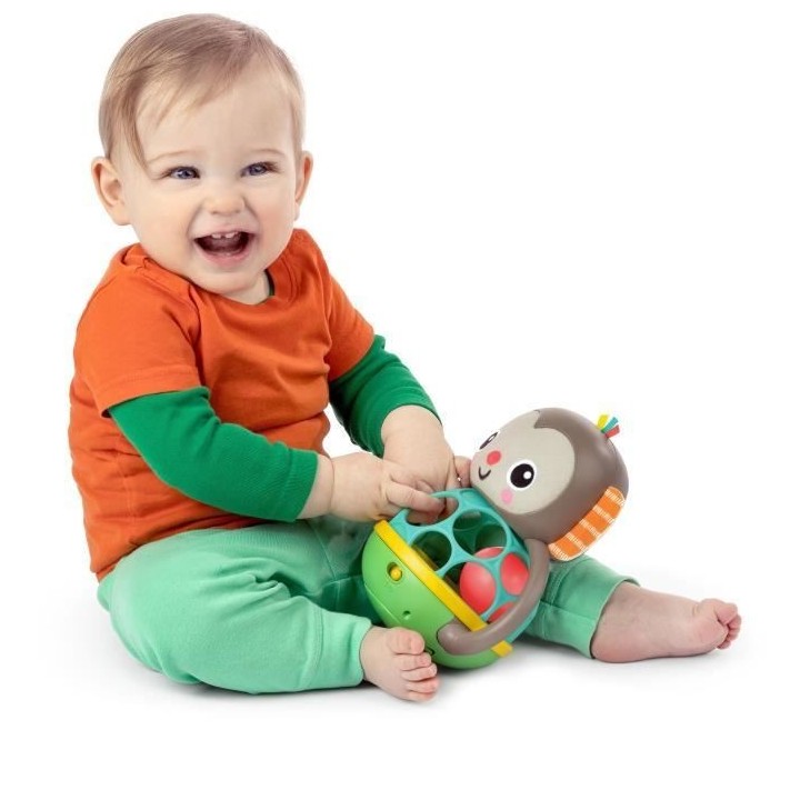 Jouet hochet musical et lumineux Grab - BRIGHT STARTS - Giggle Monkey