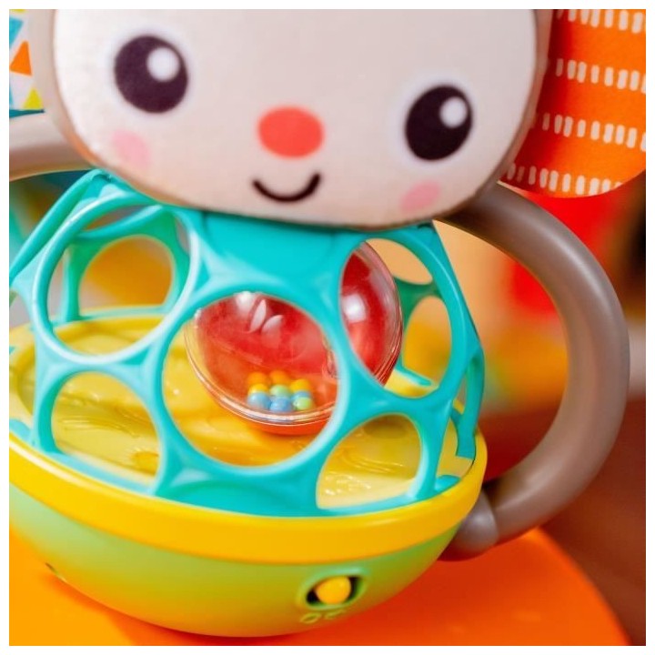 Jouet hochet musical et lumineux Grab - BRIGHT STARTS - Giggle Monkey