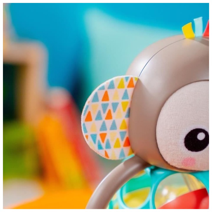 Jouet hochet musical et lumineux Grab - BRIGHT STARTS - Giggle Monkey