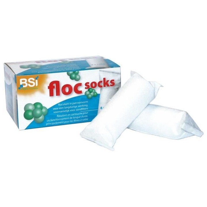 BSI - Floc Socks - Chaussette de Floculation - Floculant pour Piscine