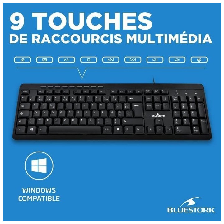 Bluestork pack clavier + souris