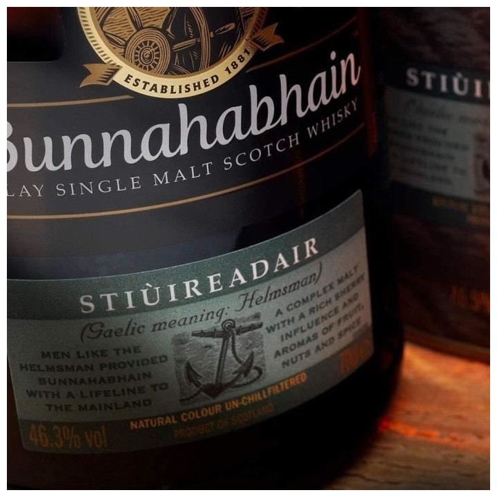 Bunnahabhain - Stiureadair - Whisky Islay Single Malt Scotch - 46.3% V