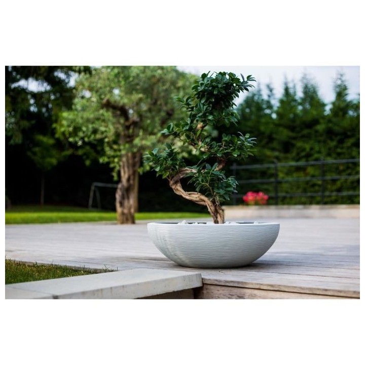 EDA Pot vasque Graphit Ø59cm - Contenance 39L - Blanc cérusé