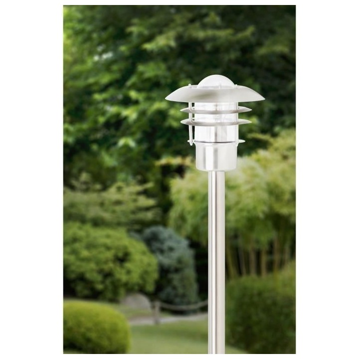 Potelet extérieur TERRENCE H90cm - BRILLIANT - Acier - 1 ampoule E27