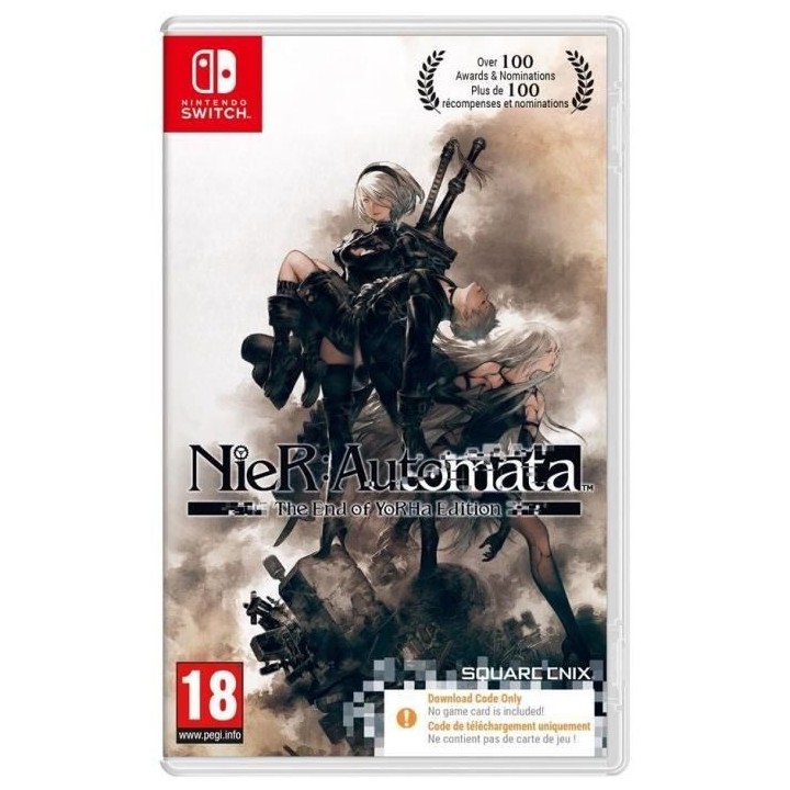 Nier Automata: The End of YoRHa - Jeu Nintendo Switch - Code dans la b