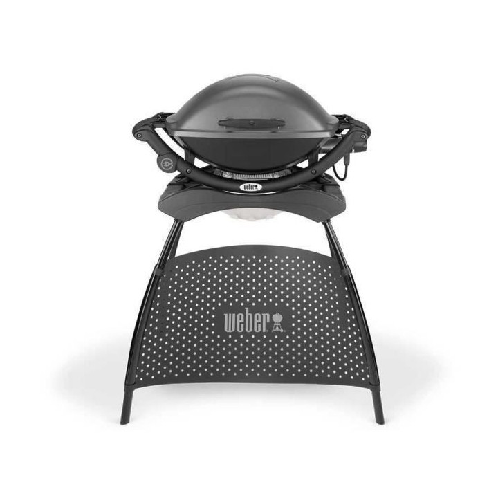 Barbecue électrique WEBER Q2400 avec stand - Grille acier 55x39 cm -