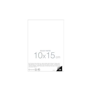 HOMEA Cadre sous verre 10x15 cm transparent