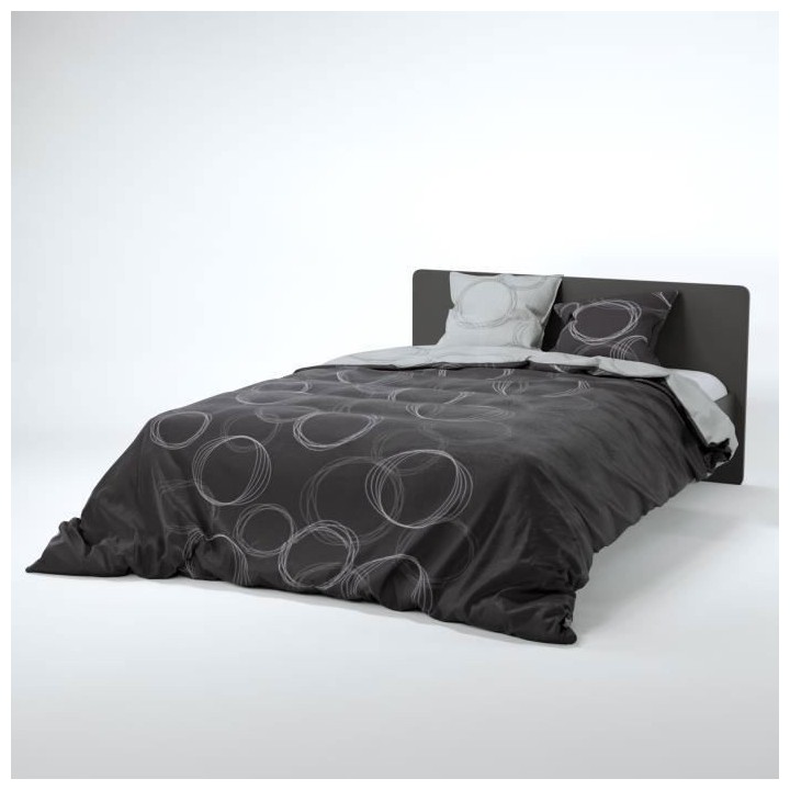VISION Parure de couette Lenny - 100% coton - 1 housse de couette 220