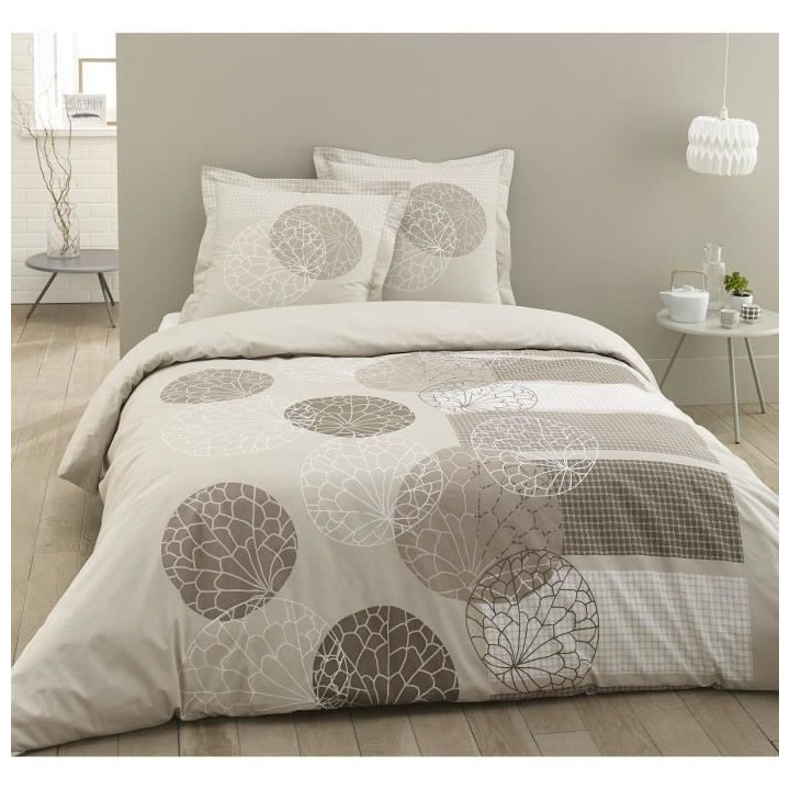 VISION Parure de couette Adele - 100% coton - 1 housse de couette 240