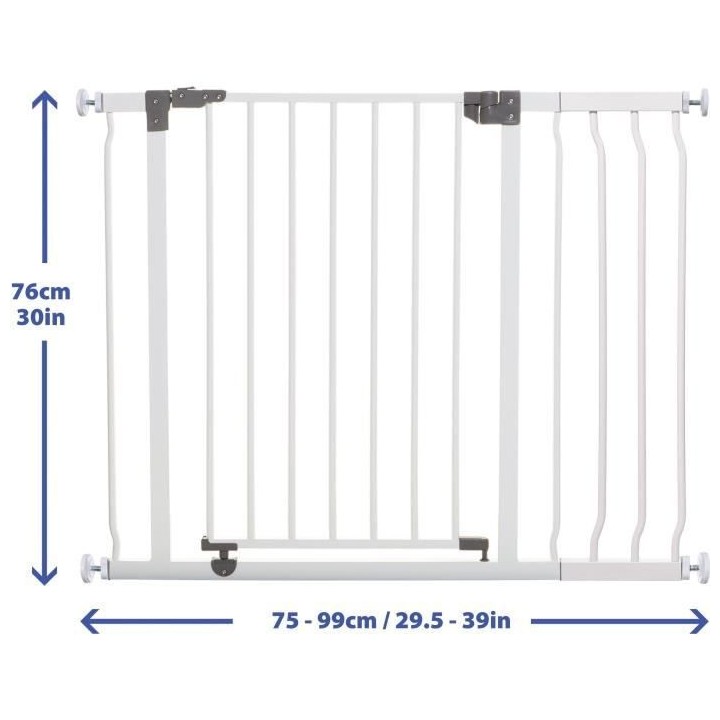 Barriere de sécurité et extension 18 cm - DREAMBABY - LIBERTY - 1 ba