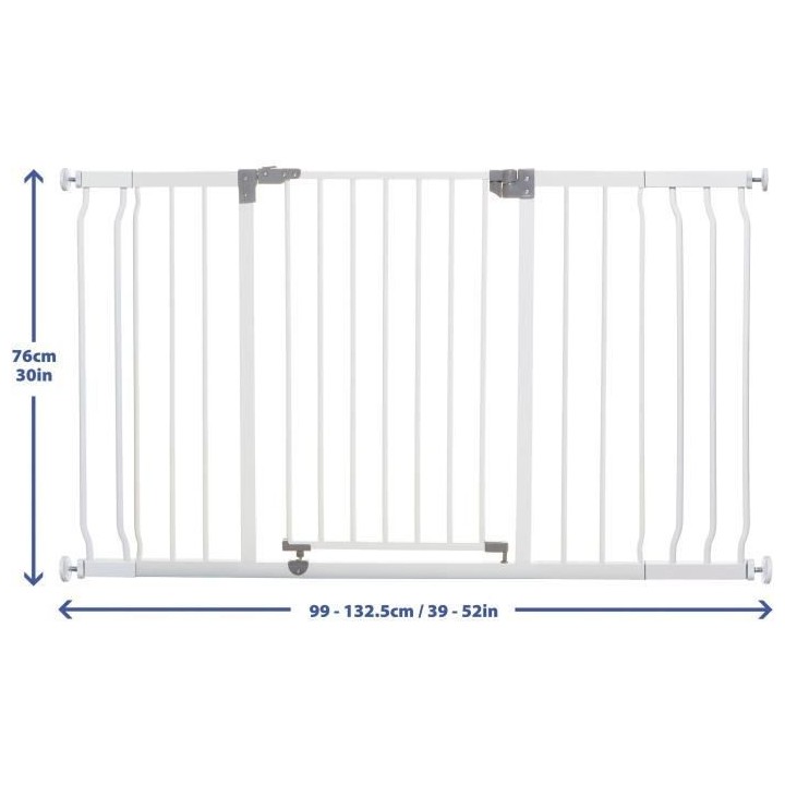 Barriere de sécurité - DREAMBABY - LIBERTY - 1 barriere + 2 extensio