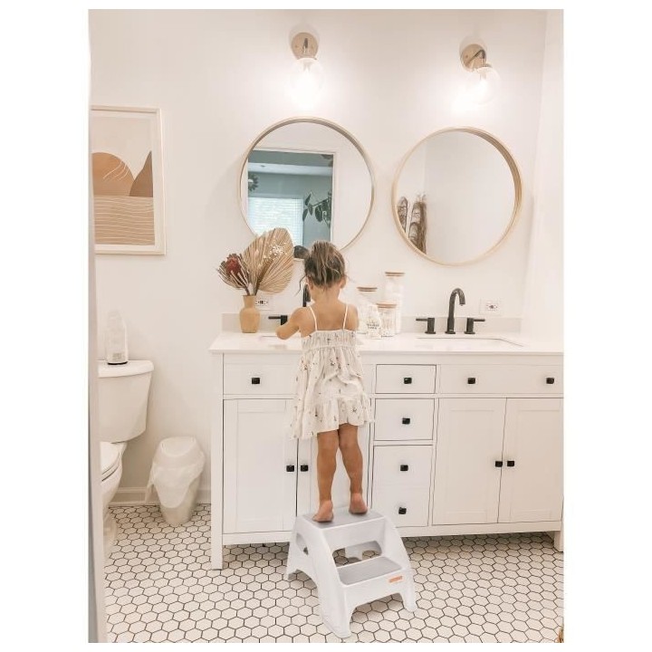 Tabouret marchepied - DREAMBABY - Toddler & Me 2 Up - Antidérapant et