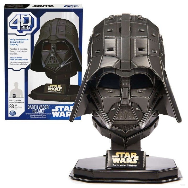 SPIN MASTER CASQUE DARK VADOR Star Wars 4D Build