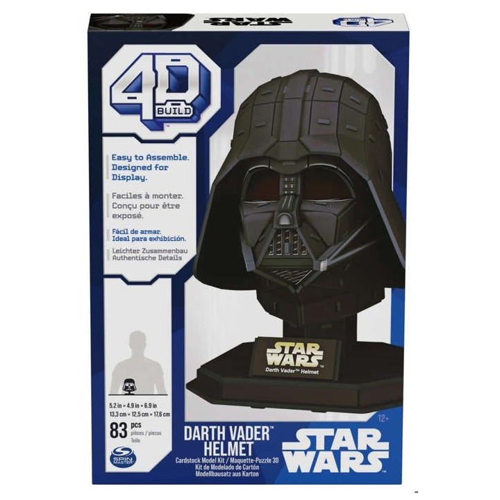 SPIN MASTER CASQUE DARK VADOR Star Wars 4D Build