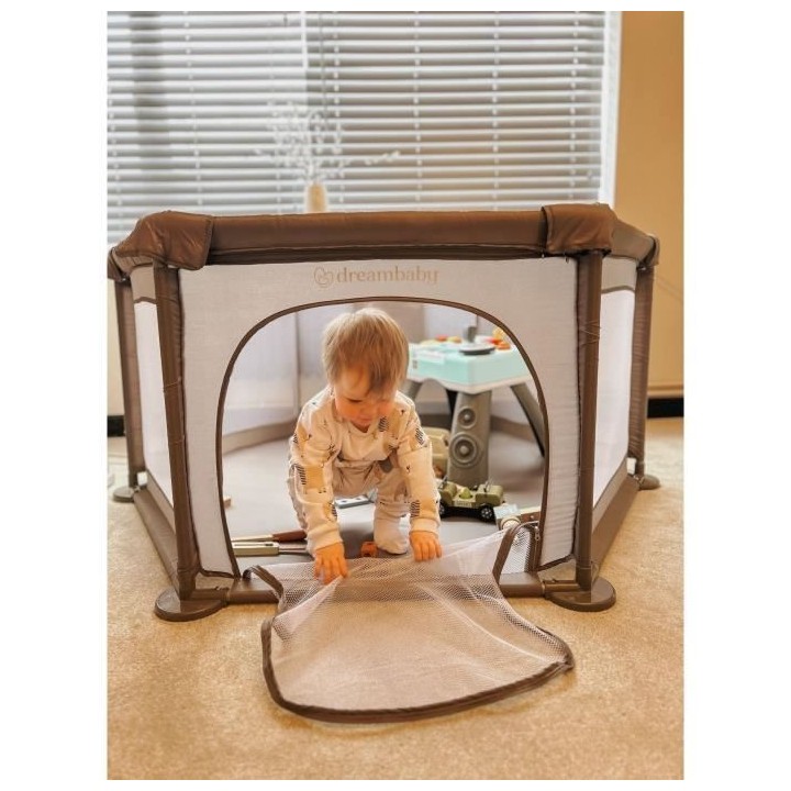 Parc a bébé - DREAMBABY - EXPLORE - Rembourré avec tapis de sol ada