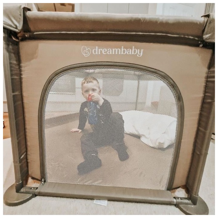 Parc a bébé - DREAMBABY - EXPLORE - Rembourré avec tapis de sol ada