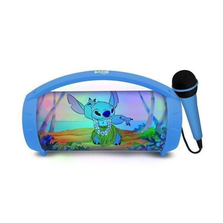 Enceinte Portable Bluetooth Sans-Fil Lumineuse avec Micro Stitch