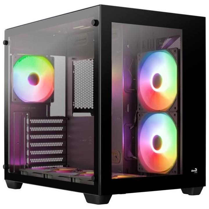 Boîtier PC - AEROCOOL - Dryft G v2 (Noir) - Cube - Format ATX - Sans