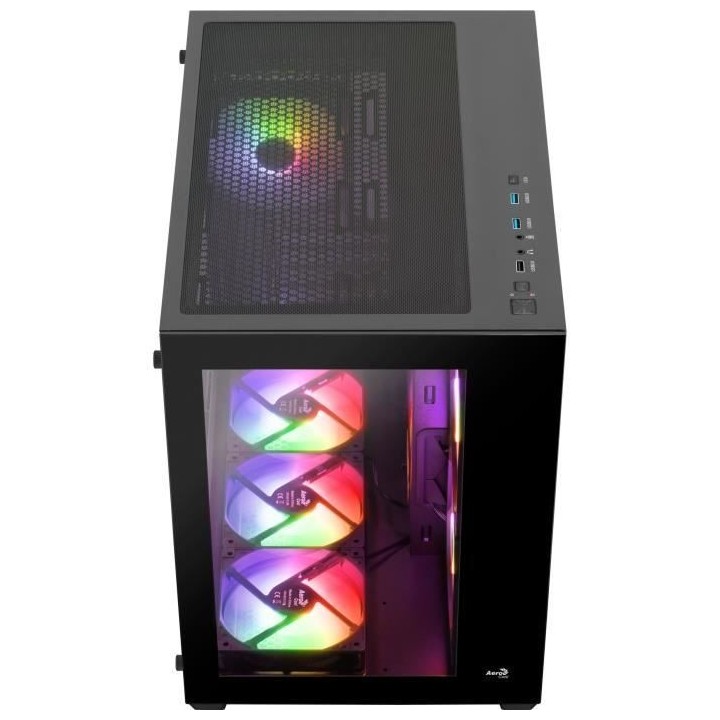 Boîtier PC - AEROCOOL - Dryft G v2 (Noir) - Cube - Format ATX - Sans